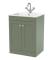 Classique Floor Standing 2 Door Vanity Basin Unit & 1 Tap Hole Stone Basin, 600mm