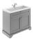 Old London 1000mm 2-Door Unit & Contemporary Fireclay Basin 1TH
