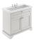 Old London 1000mm 2-Door Unit & Classic Fireclay Basin 3TH