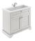 Hudson Reed Old London 1030mm Timeless Sand 2-Door Basin Unit with Fireclay Basin