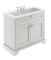 Old London 1000mm 2-Door Unit & Contemporary Fireclay Basin 3TH