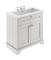 Old London 800mm 2-Door Unit & Contemporary Fireclay Basin 3TH