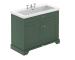 Old London 1000mm 2-Door Unit & Contemporary Fireclay Basin 3TH