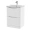 Nuie Lunar 600mm Floor Standing Vanity Unit With Basin