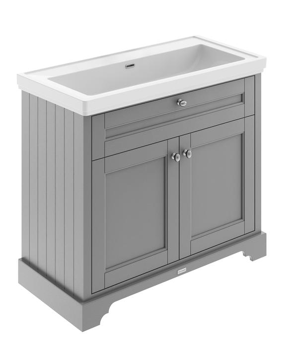 Old London 1000mm 2-Door Unit & Classic Fireclay Basin 0TH