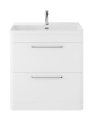 Hudson Reed Solar 800mm Floor Standing 2 Drawer Vanity Unit With Ceramic Basin