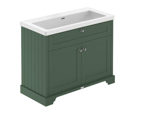 Old London 1000mm 2-Door Unit & Contemporary Fireclay Basin 0TH