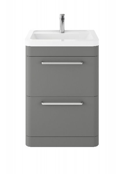 Floor Standing 600mm Cabinet & Ceramic Basin