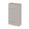 Hudson Reed Fusion 500mm x 255mm Deep Pebble Grey Toilet Unit