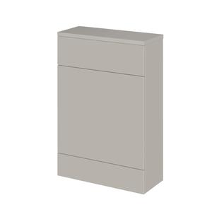 Hudson Reed Fusion 600mm 255mm Deep Pebble Grey Toilet Unit