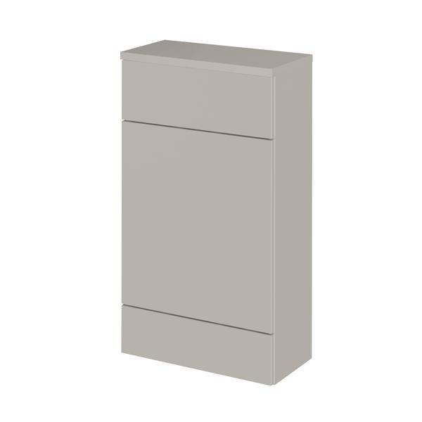 Hudson Reed Fusion 500mm x 255mm Deep Pebble Grey Toilet Unit