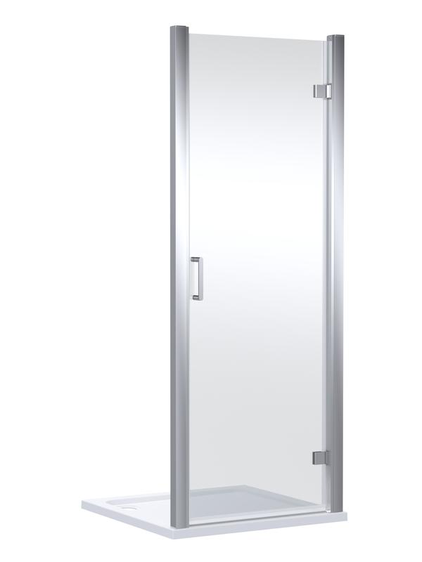 900mm Hinged Shower Door- Chrome