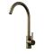 TOP-FIX Vito Swan Kitchen Mixer - Antique Brass