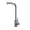 TOP-FIX Vito L-Neck Kitchen Mixer - Brushed Steel