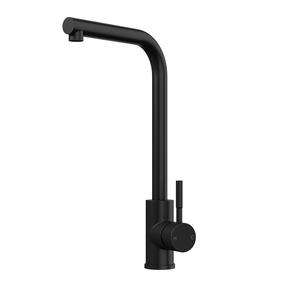 TOP-FIX Vito L-Neck Kitchen Mixer - Matt Black