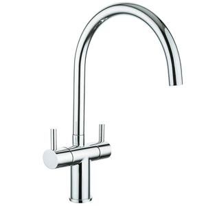 Velour Two Handle Sink Mixer Tap