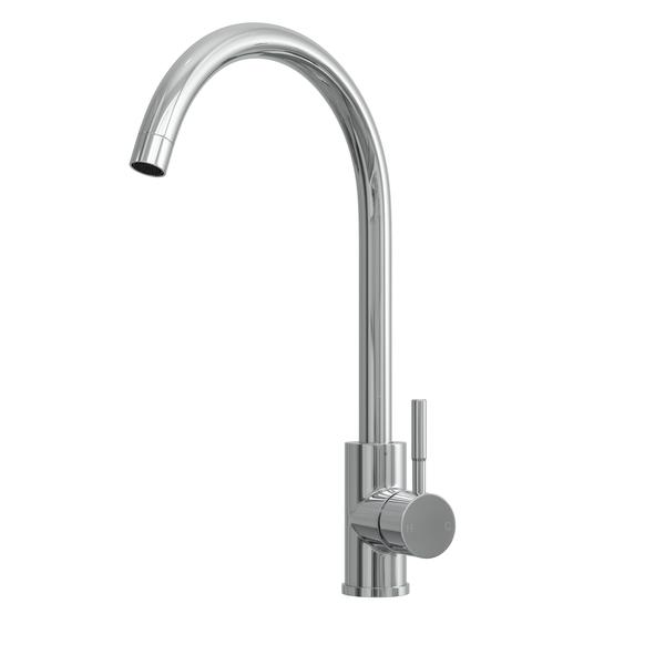 TOP-FIX Vito Swan Kitchen Mixer - Chrome