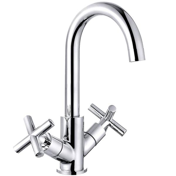 Yareth Two Cross Handle Sink Mixer Tap