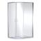 Nuie 1200mm x 800mm Chrome Offset Quadrant Shower Enclosure