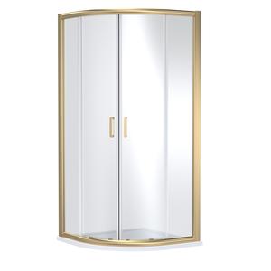 1000mm x 1000mm Quadrant - Brushed Brass