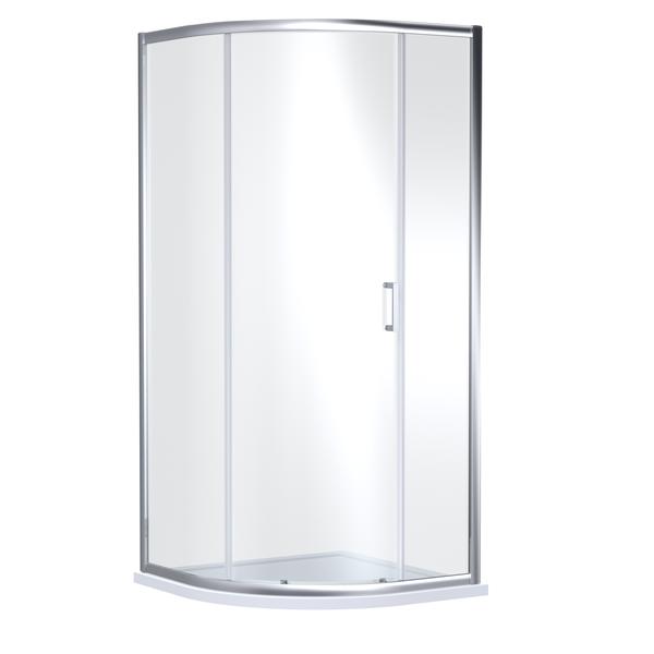 1900mm x 900mm Single Door Quadrant - Chrome