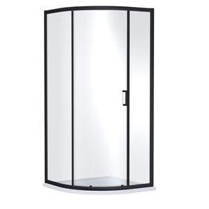 1900mm x 900mm Single Door Quadrant - Matt Black