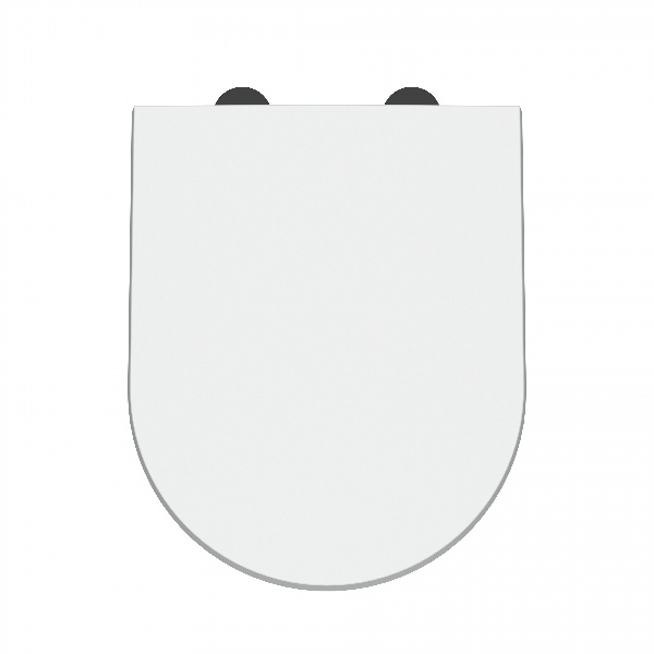 D Shaped Soft Close Toilet Seat