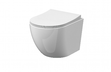 Freya  Wall Hung Toilet Pan & Soft Close Seat