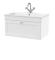 Classique Wall Hung 1 Drawer Vanity Basin Unit & 1 Tap Hole Stone Basin, 800mm