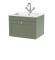 Classique Wall Hung 1 Drawer Vanity Basin Unit & 1 Tap Hole Stone Basin, 600mm