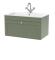 Classique Wall Hung 1 Drawer Vanity Basin Unit & 1 Tap Hole Stone Basin, 800mm
