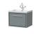 Lille 600mm Wall Hung Single Drawer Vanity with Basin - 1 Tap Hole