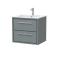 Lille 600mm Wall Hung 2-Drawer Vanity with Basin - 1 Tap Hole