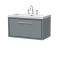 Lille 800mm Wall Hung Single Drawer Vanity with Basin - 3 Tap Hole