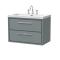 Lille 800mm Wall Hung 2-Drawer Vanity with Basin - 3 Tap Hole