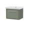 Lille 600mm Wall Hung Single Drawer Vanity with Basin - 0 Tap Hole