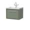 Lille 600mm Wall Hung Single Drawer Vanity with Basin - 1 Tap Hole
