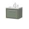 Lille 600mm Wall Hung Single Drawer Vanity with Basin - 3 Tap Hole