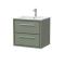 Lille 600mm Wall Hung 2-Drawer Vanity with Basin - 1 Tap Hole