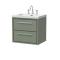 Lille 600mm Wall Hung 2-Drawer Vanity with Basin - 3 Tap Hole