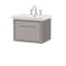 Lille 600mm Wall Hung Single Drawer Vanity with Basin - 3 Tap Hole
