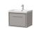 Lille 600mm Wall Hung Single Drawer Vanity with Basin - 1 Tap Hole