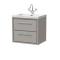 Lille 600mm Wall Hung 2-Drawer Vanity with Basin - 1 Tap Hole