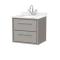 Lille 600mm Wall Hung 2-Drawer Vanity with Marble Worktop Basin