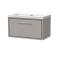 Lille 800mm Wall Hung Single Drawer Vanity with Basin - 0 Tap Hole