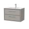 Lille 800mm Wall Hung 2-Drawer Vanity with Basin - 1 Tap Hole
