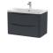 Nuie Lunar 800mm Wall Hung 2 Drawer Unit & Basin