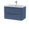 Nuie Lunar 800mm Wall Hung 2 Drawer Unit & Basin