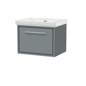 Lille 600mm Wall Hung Single Drawer Vanity with Basin - 0 Tap Hole