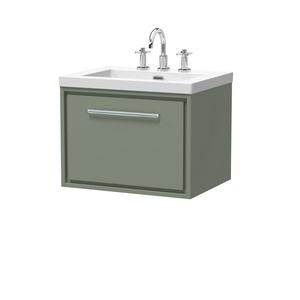 Lille 600mm Wall Hung Single Drawer Vanity with Basin - 3 Tap Hole